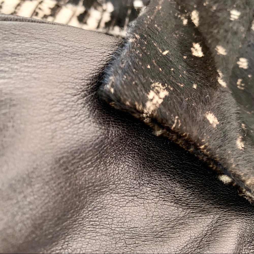DVF Leather/ Mink fur Jacket - Picture 2 of 4